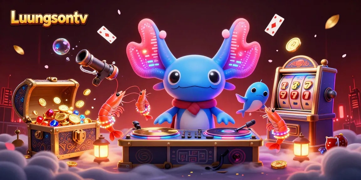 Luongsontv brings excitement by showcasing an underwater gambling party with vibrant characters and casino elements.