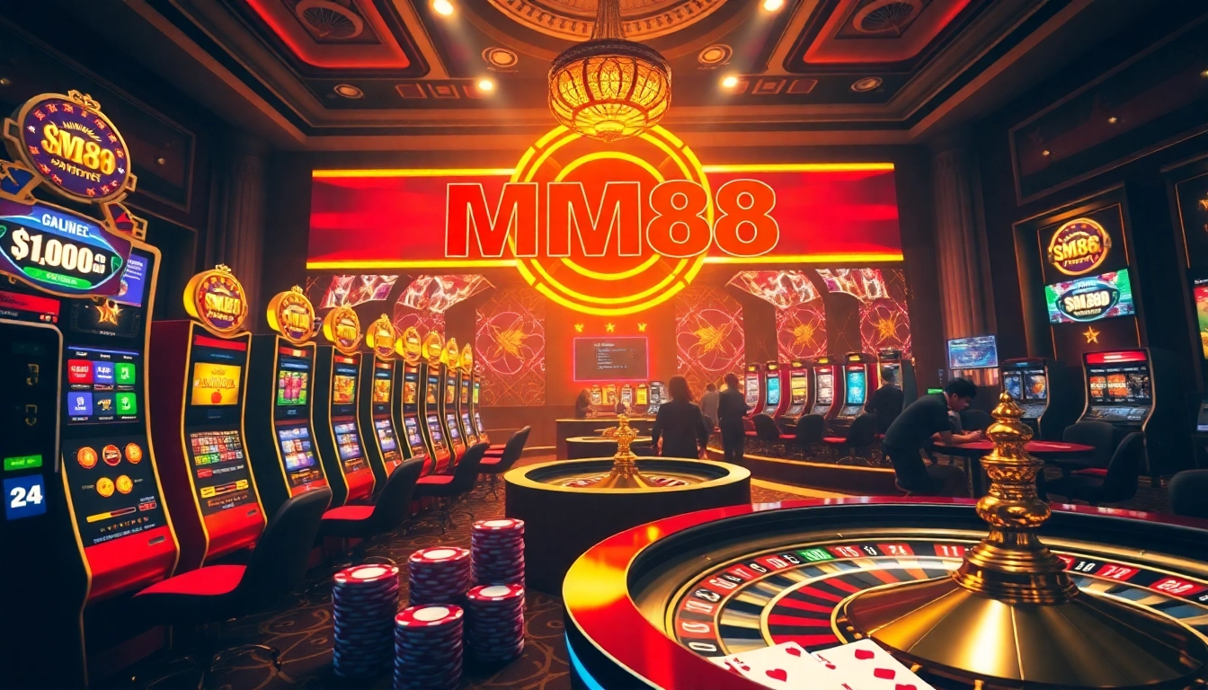 Experience the thrill of gambling with MM88's casino games and betting action.