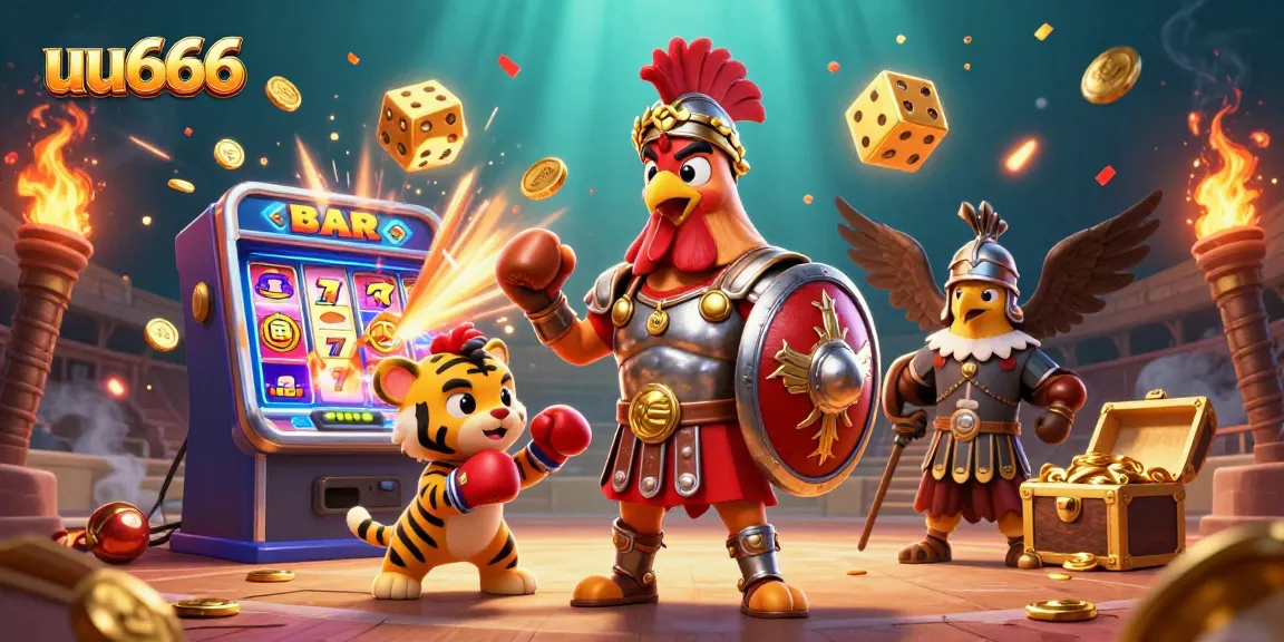 Engage in exhilarating gaming at uu666 with a dynamic casino scene showcasing thrilling action.