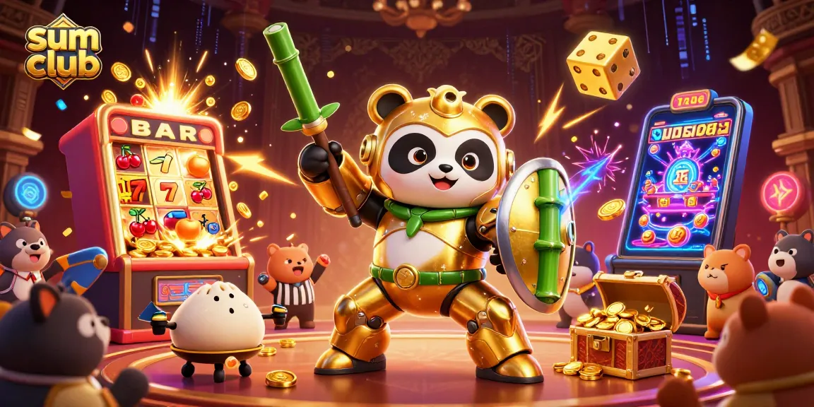 Experience thrilling gaming action at sum club with vibrant visuals and exciting elements.