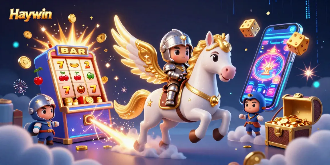 Haywin's thrilling jackpot experience showcases dazzling games and vibrant casino atmosphere.