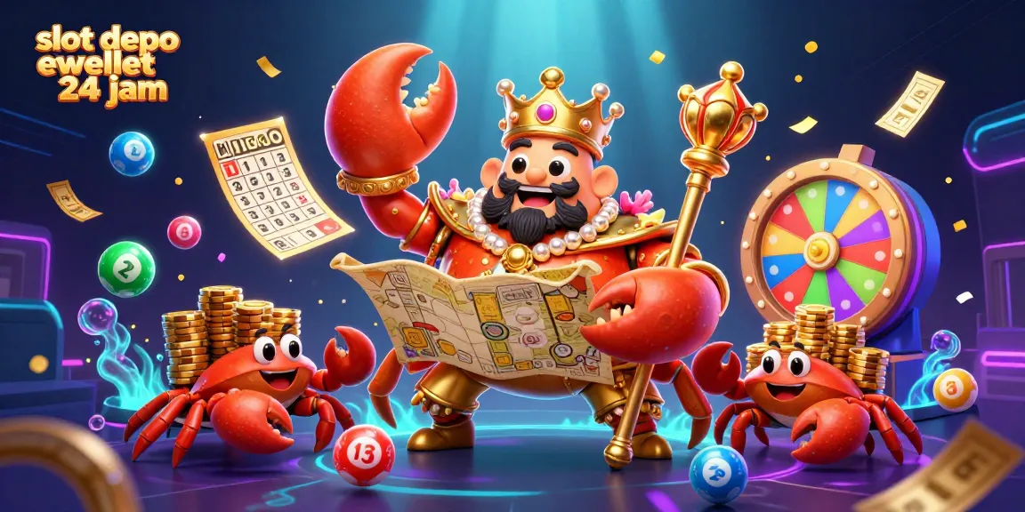 Menangkan jackpot di slot depo ewallet 24 jam dengan karakter krustasea yang menarik dan bola lotere menyenangkan.
