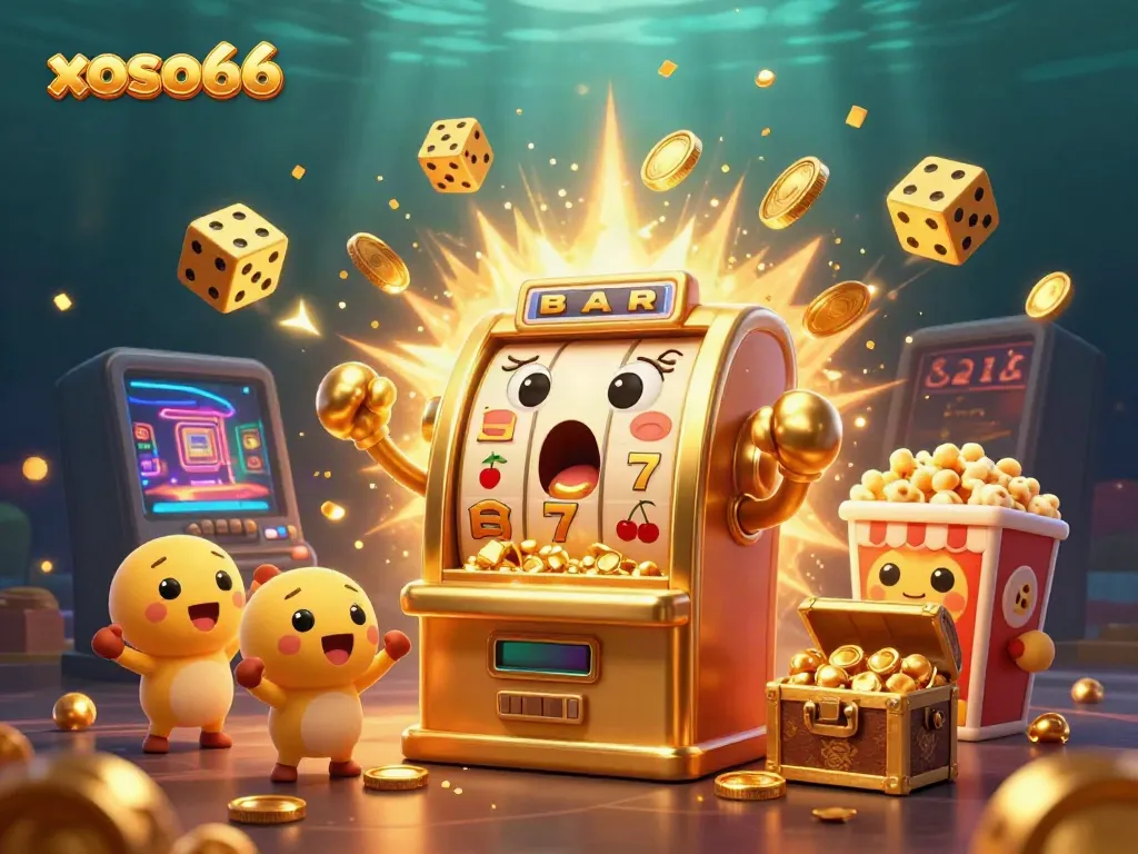 Experience the xoso66 winnings with vibrant slot machines and exciting casino elements!