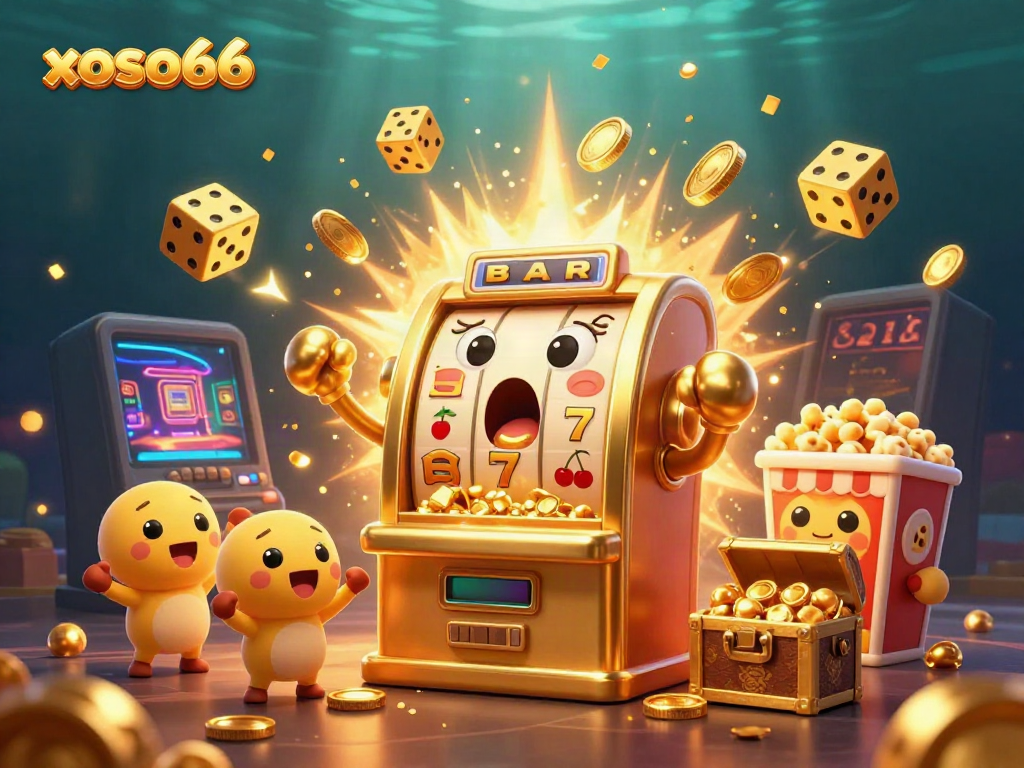 Experience the xoso66 winnings with vibrant slot machines and exciting casino elements!