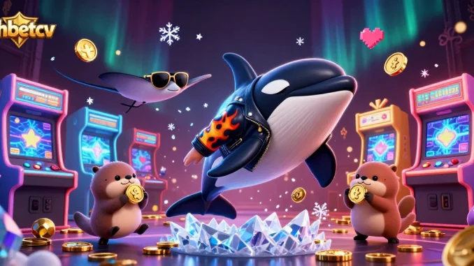 Join the excitement at shbetcv with playful sea creatures and vibrant casino elements!
