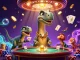 Experience exciting gameplay with a no deposit bonus at a vibrant casino illustrated scene.