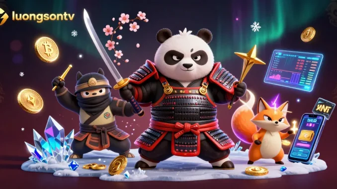 Experience winning strategies with luongsontv, where vibrant characters and crypto elements thrive