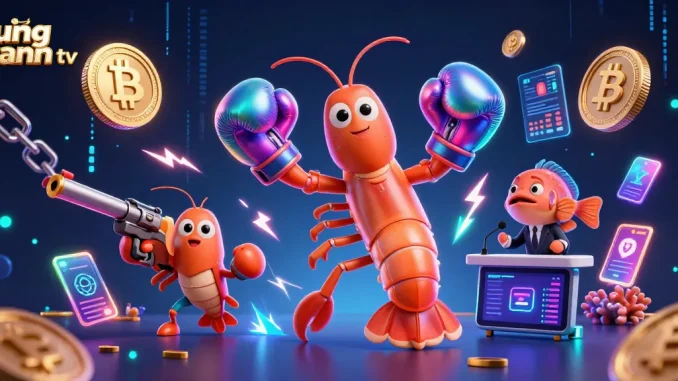 lương sơn tv showcases a dynamic sports betting scene with animated sea creatures and crypto elements.