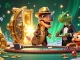 Experience thrilling bets at ok9 casino with a 3D velociraptor counter and gem-filled vault.