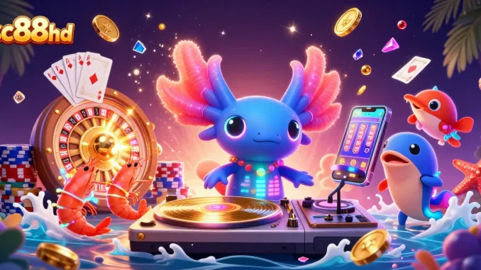 Spin to win with sc88hd's vibrant neon characters and dynamic casino elements!